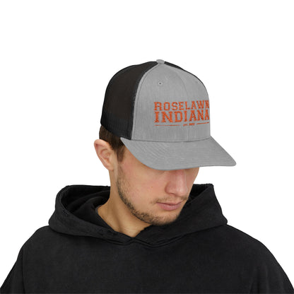 Trucker Cap Roselawn, Indiana Town Spirit Hat