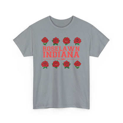 Roselawn, Indiana Town Pride Heavy Cotton Tee