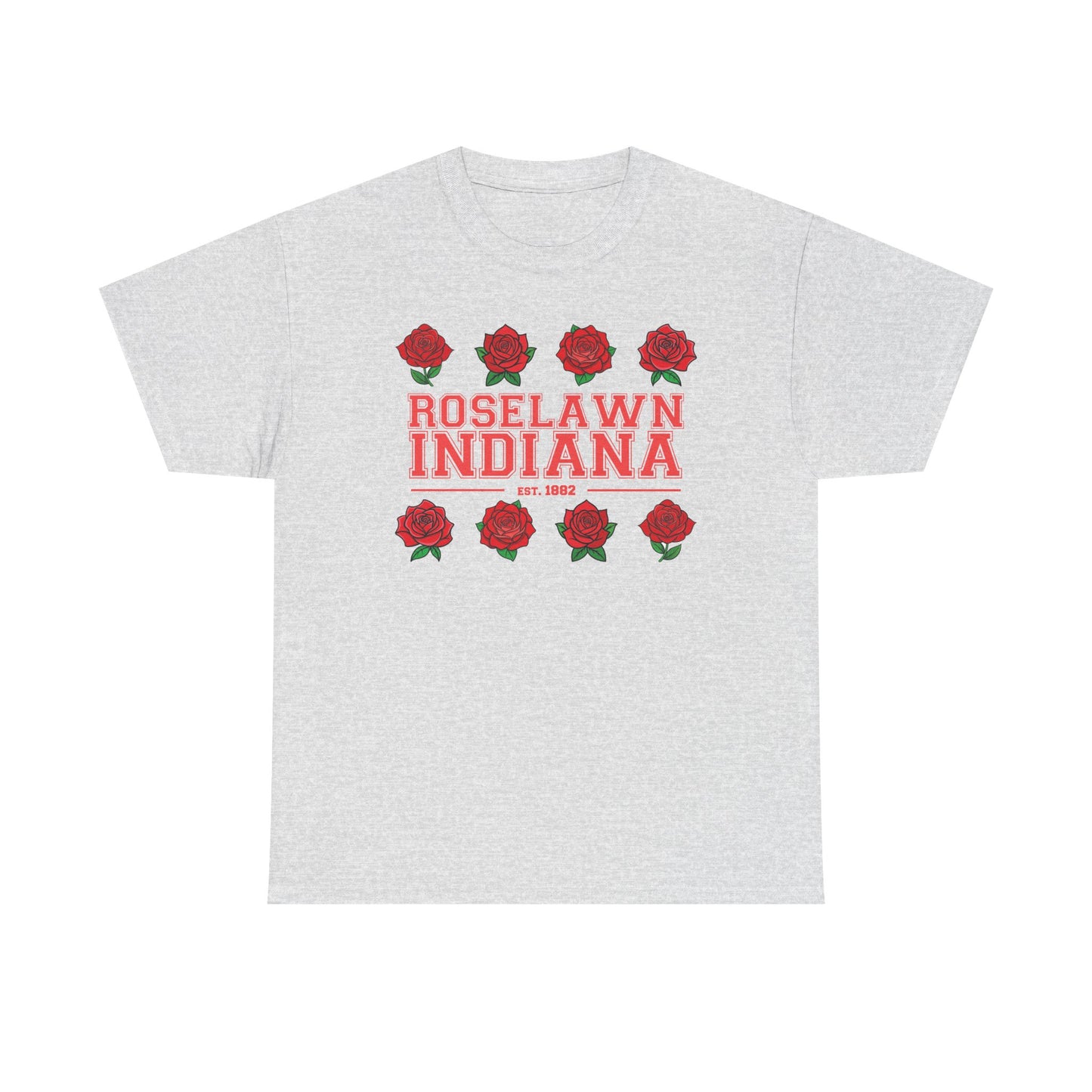 Roselawn, Indiana Town Pride Heavy Cotton Tee