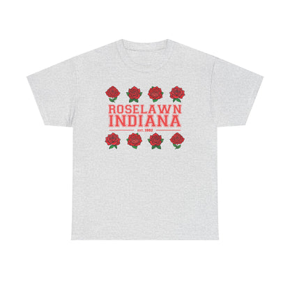 Roselawn, Indiana Town Pride Heavy Cotton Tee