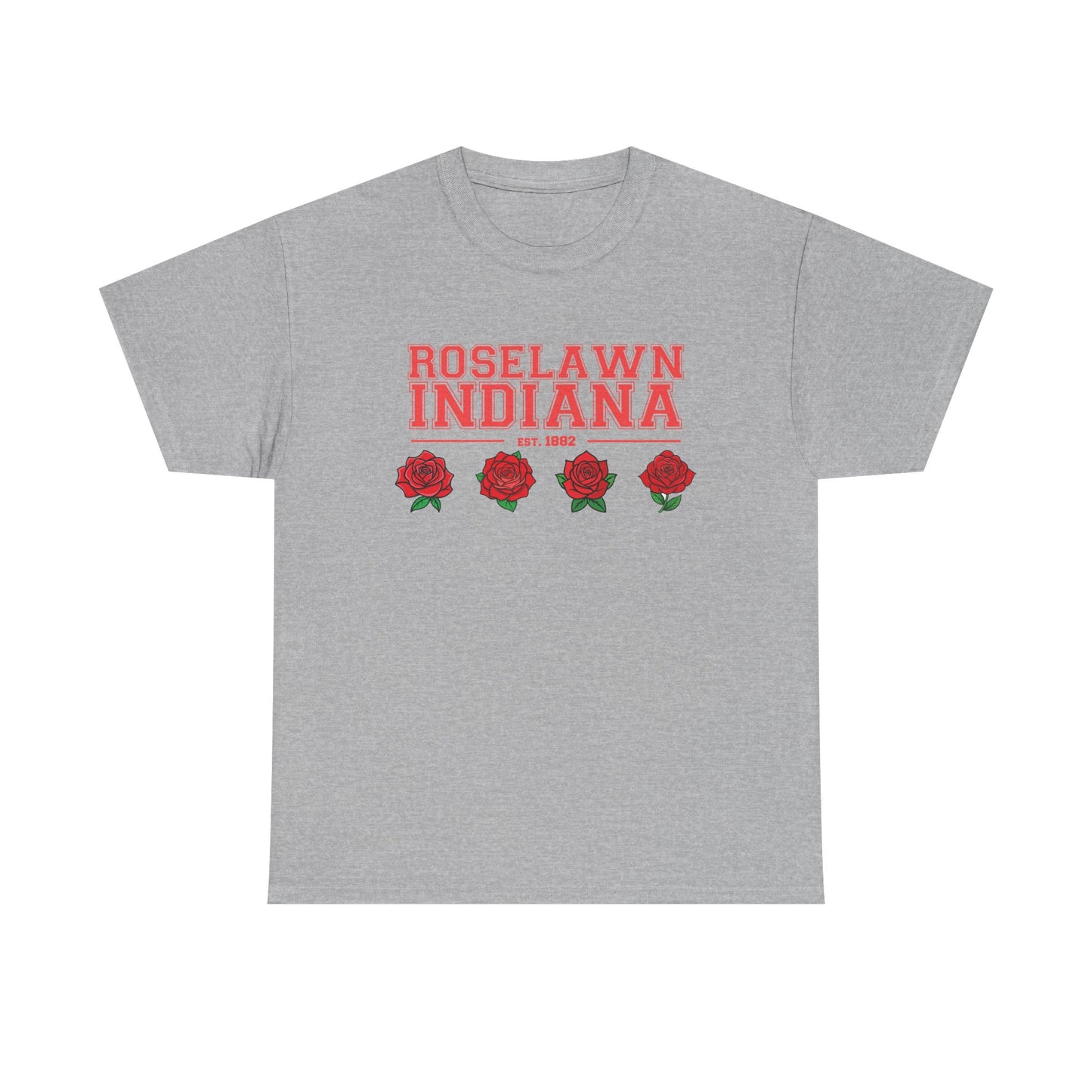 Roselawn, Indiana Town Pride Heavy Cotton Tee 2