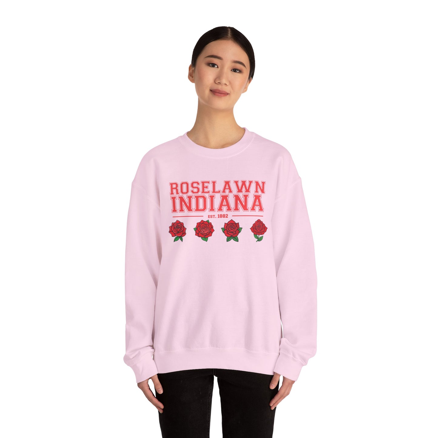 Roselawn Indiana Town Pride Spirit Crewneck Sweatshirt
