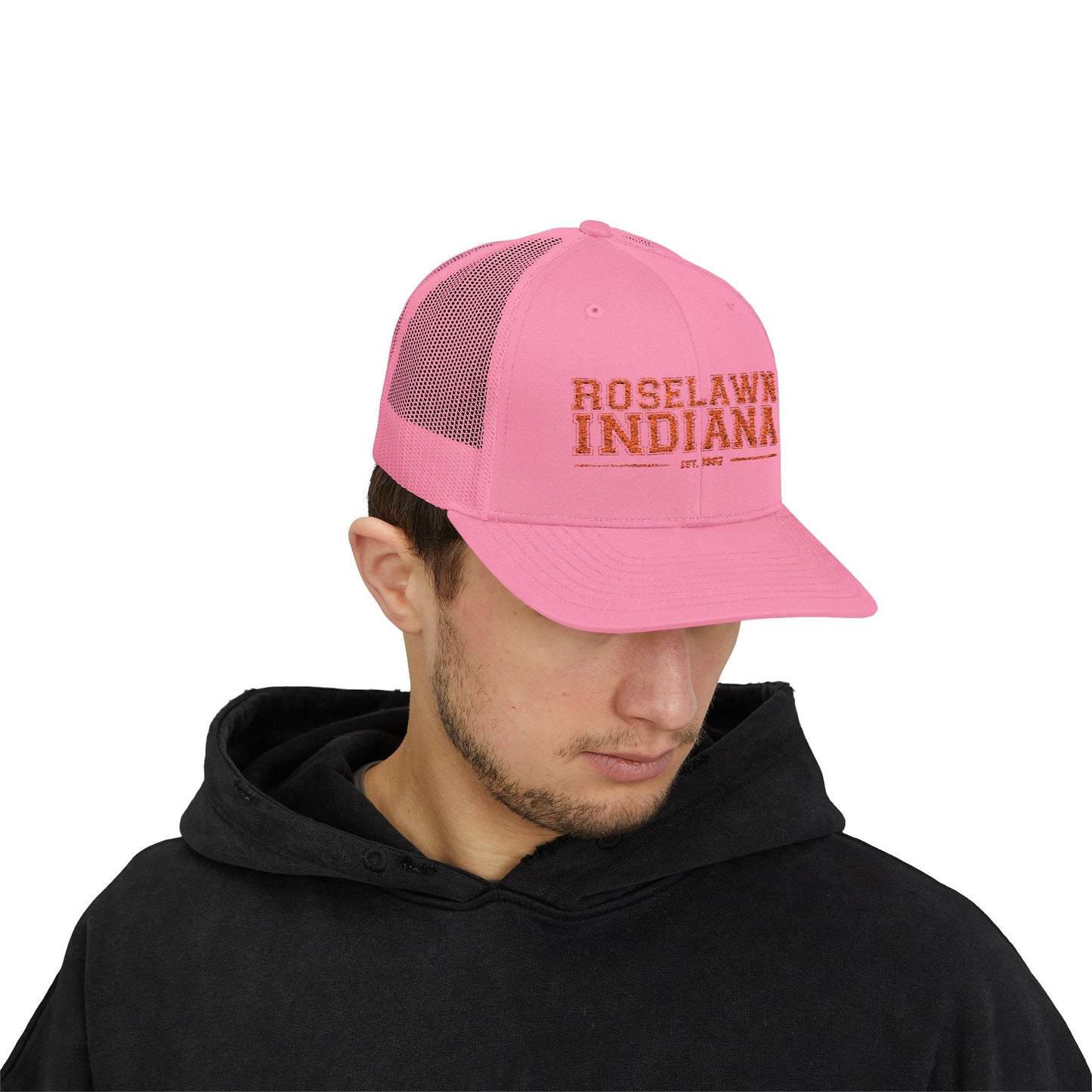 Trucker Cap Roselawn, Indiana Town Spirit Hat