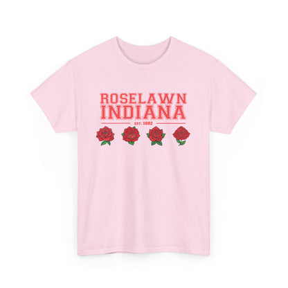 Roselawn, Indiana Town Pride Heavy Cotton Tee 2