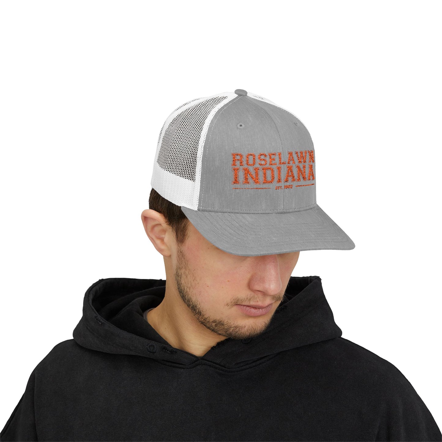 Trucker Cap Roselawn, Indiana Town Spirit Hat
