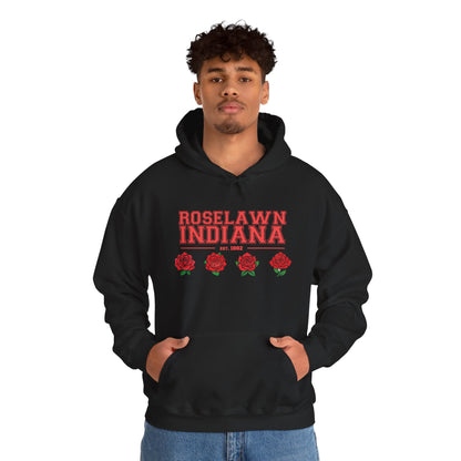 Hooded Sweatshirt - Roselawn Indiana Town Pride and Spirit Design