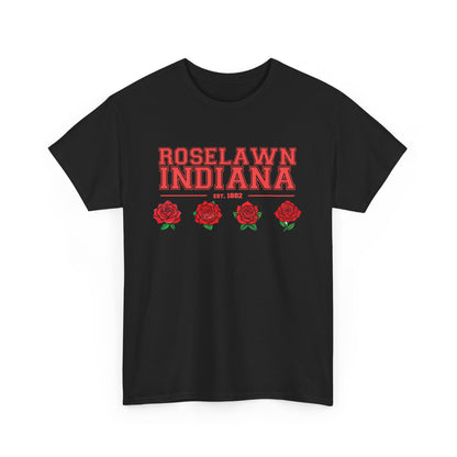 Roselawn, Indiana Town Pride Heavy Cotton Tee 2