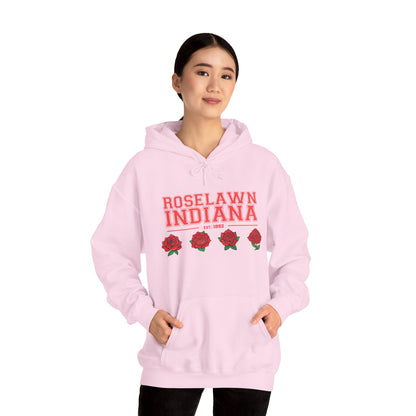 Hooded Sweatshirt - Roselawn Indiana Town Pride and Spirit Design