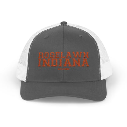 Trucker Cap Roselawn, Indiana Town Spirit Hat
