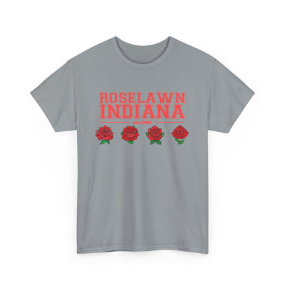 Roselawn, Indiana Town Pride Heavy Cotton Tee 2