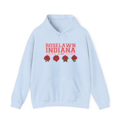 Hooded Sweatshirt - Roselawn Indiana Town Pride and Spirit Design