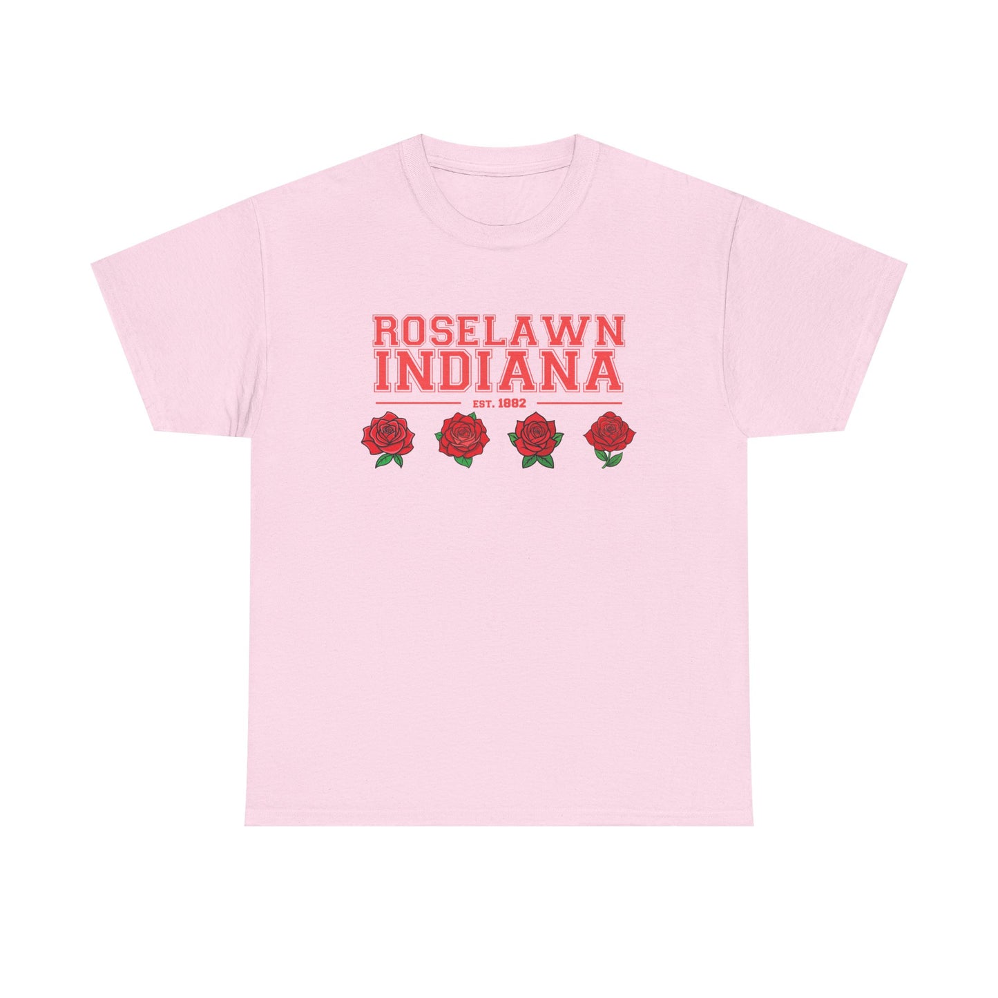Roselawn, Indiana Town Pride Heavy Cotton Tee 2