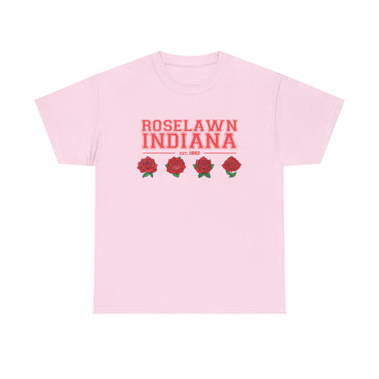 Roselawn, Indiana Town Pride Heavy Cotton Tee 2