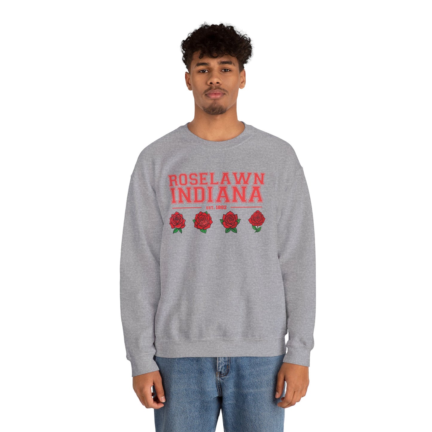 Roselawn Indiana Town Pride Spirit Crewneck Sweatshirt