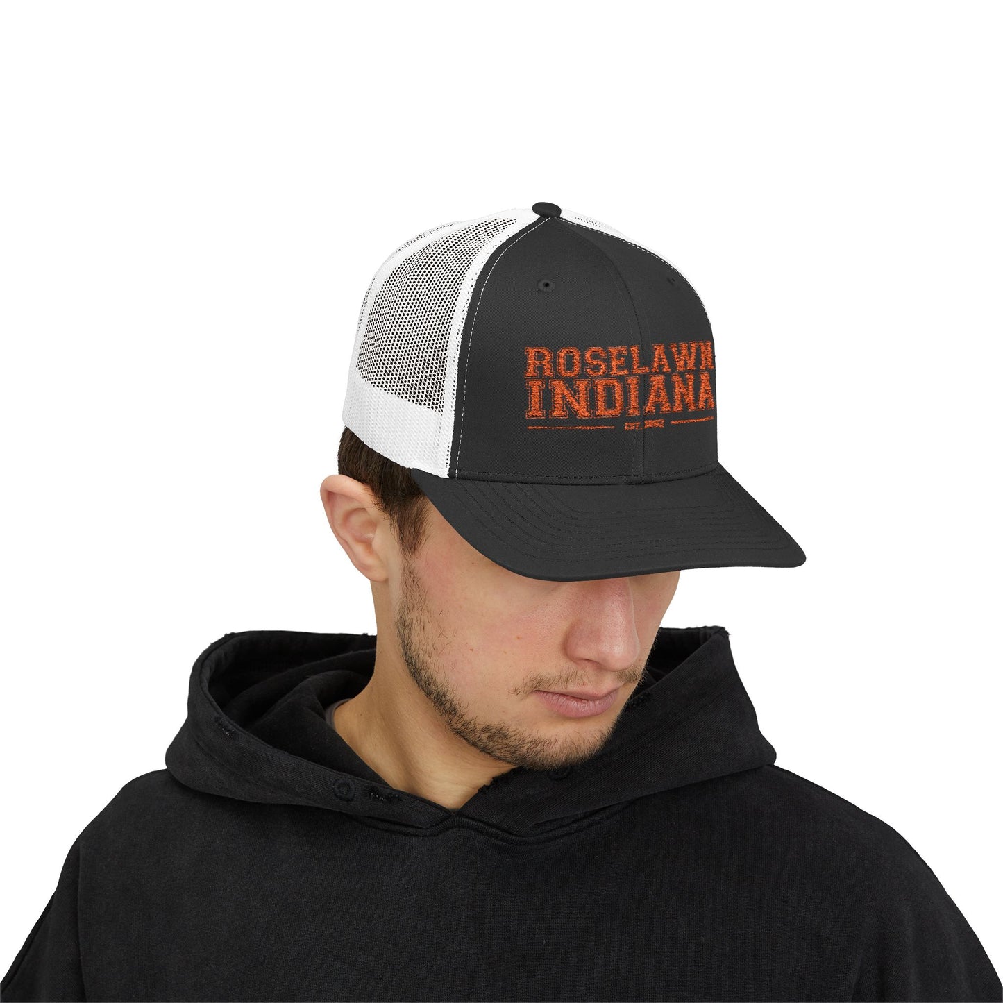 Trucker Cap Roselawn, Indiana Town Spirit Hat