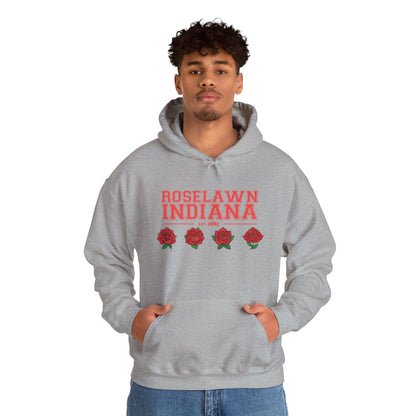 Hooded Sweatshirt - Roselawn Indiana Town Pride and Spirit Design