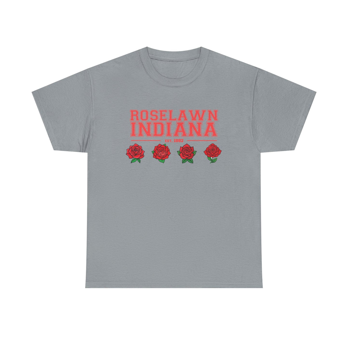 Roselawn, Indiana Town Pride Heavy Cotton Tee 2