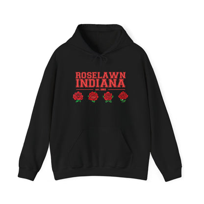 Hooded Sweatshirt - Roselawn Indiana Town Pride and Spirit Design