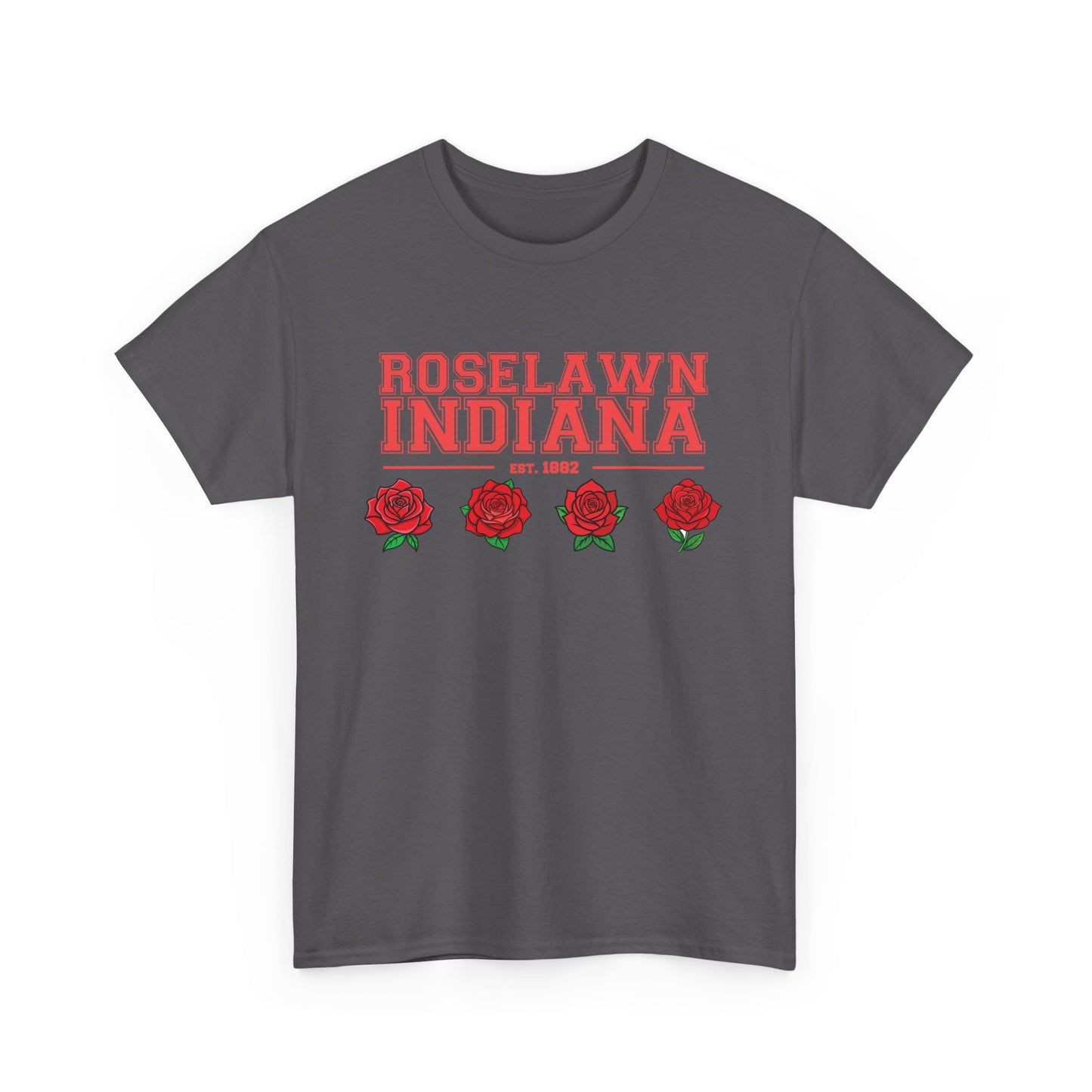 Roselawn, Indiana Town Pride Heavy Cotton Tee 2
