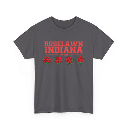 Roselawn, Indiana Town Pride Heavy Cotton Tee 2