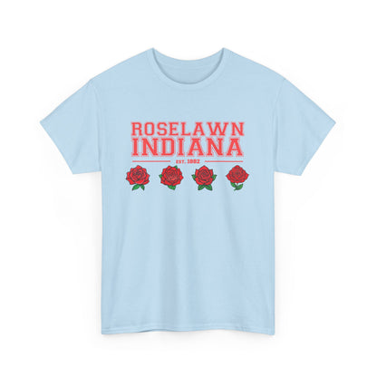 Roselawn, Indiana Town Pride Heavy Cotton Tee 2