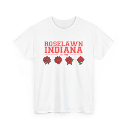 Roselawn, Indiana Town Pride Heavy Cotton Tee 2