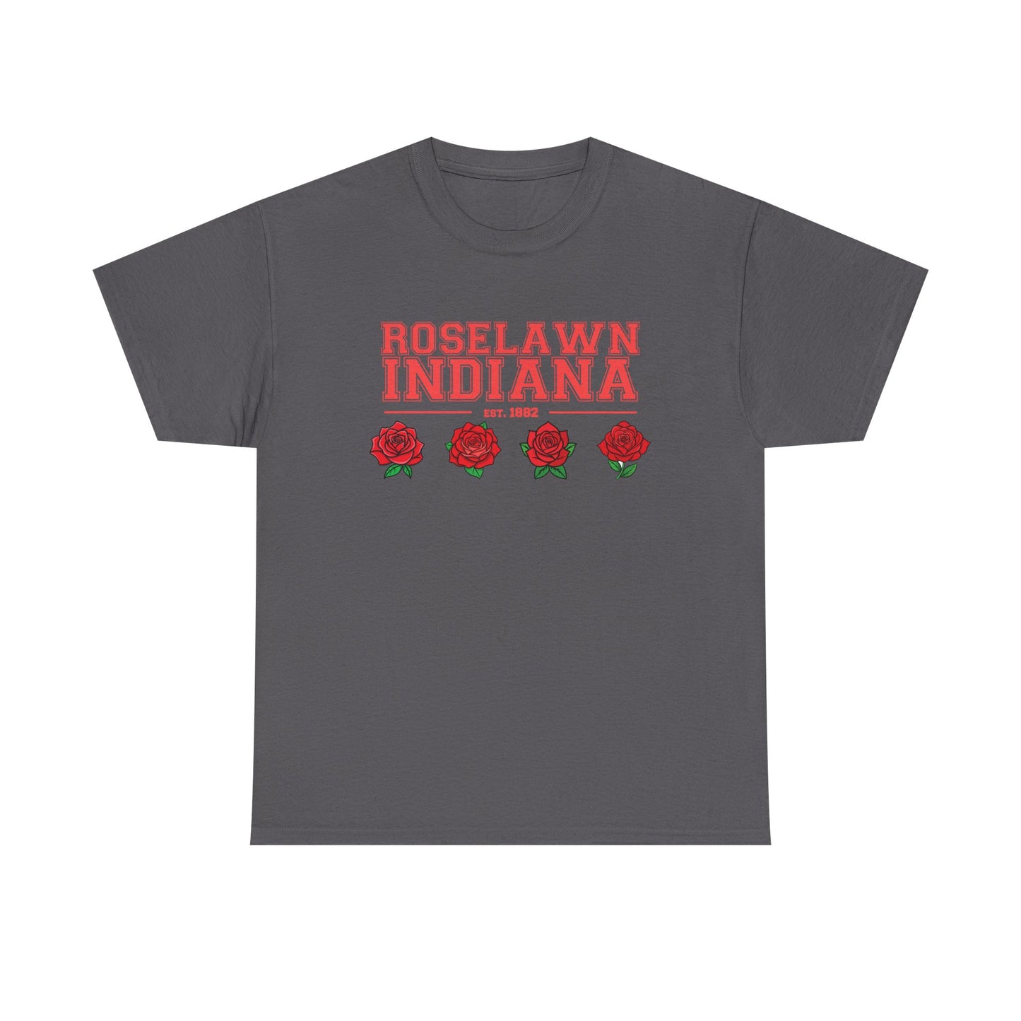 Roselawn, Indiana Town Pride Heavy Cotton Tee 2
