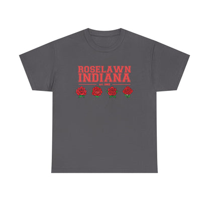 Roselawn, Indiana Town Pride Heavy Cotton Tee 2