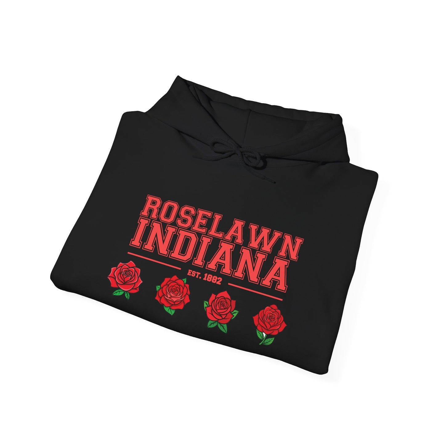 Hooded Sweatshirt - Roselawn Indiana Town Pride and Spirit Design