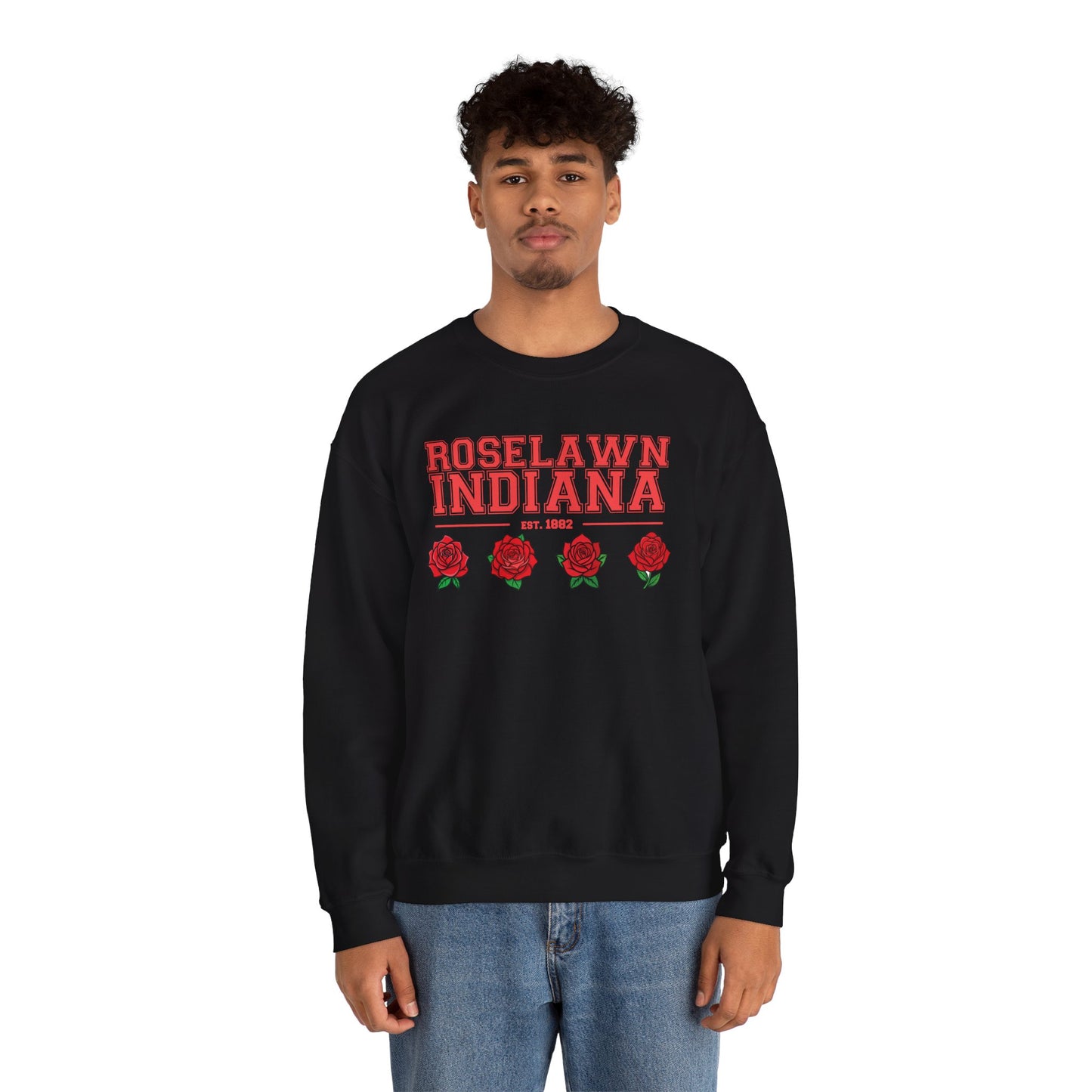 Roselawn Indiana Town Pride Spirit Crewneck Sweatshirt