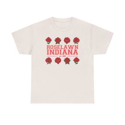 Roselawn, Indiana Town Pride Heavy Cotton Tee