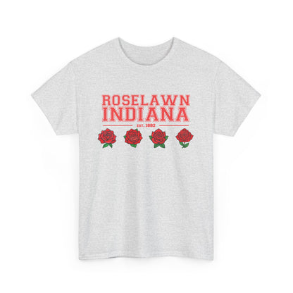 Roselawn, Indiana Town Pride Heavy Cotton Tee 2