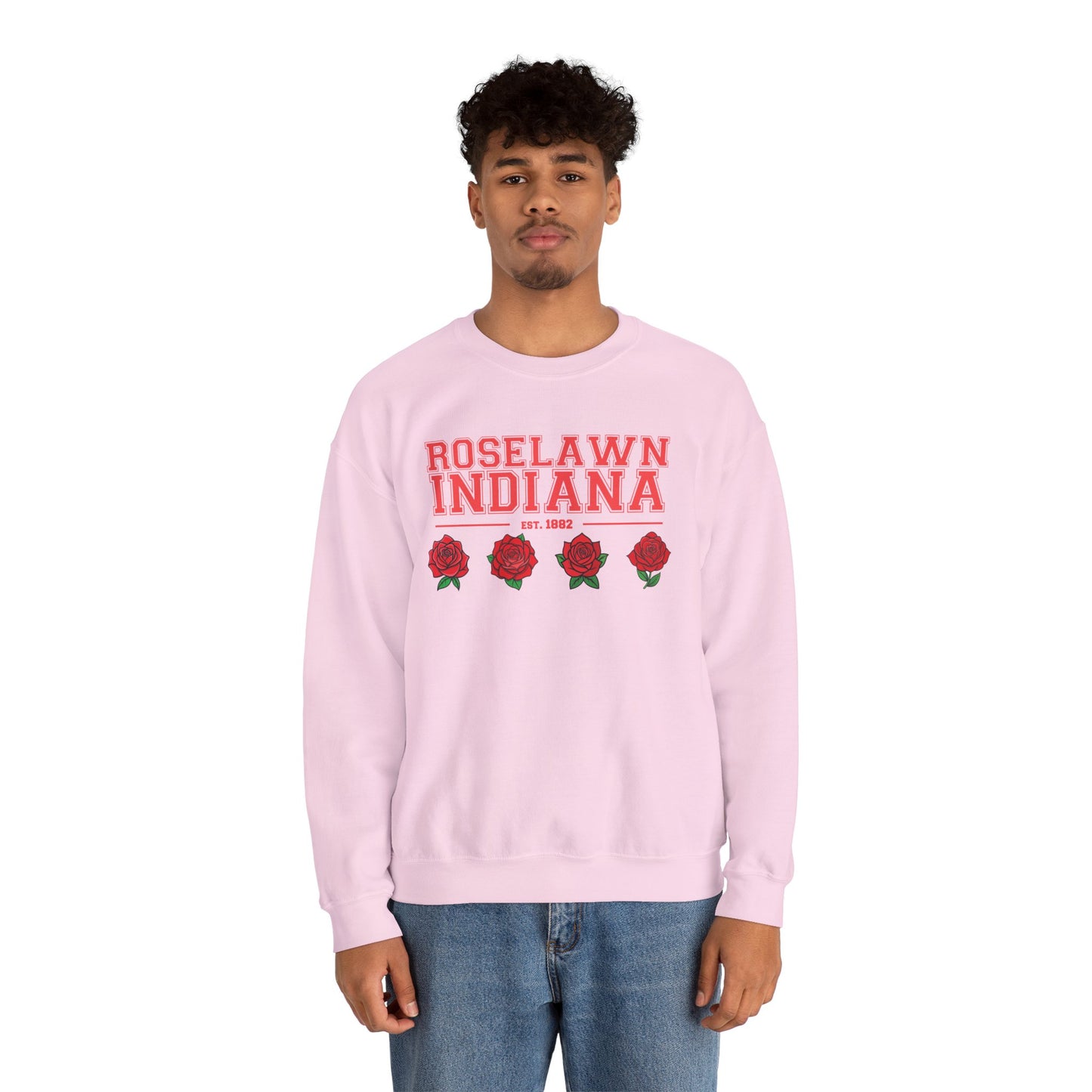 Roselawn Indiana Town Pride Spirit Crewneck Sweatshirt
