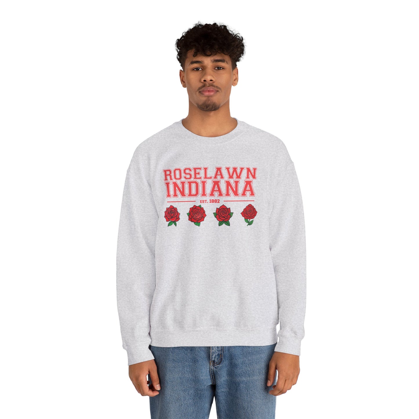 Roselawn Indiana Town Pride Spirit Crewneck Sweatshirt