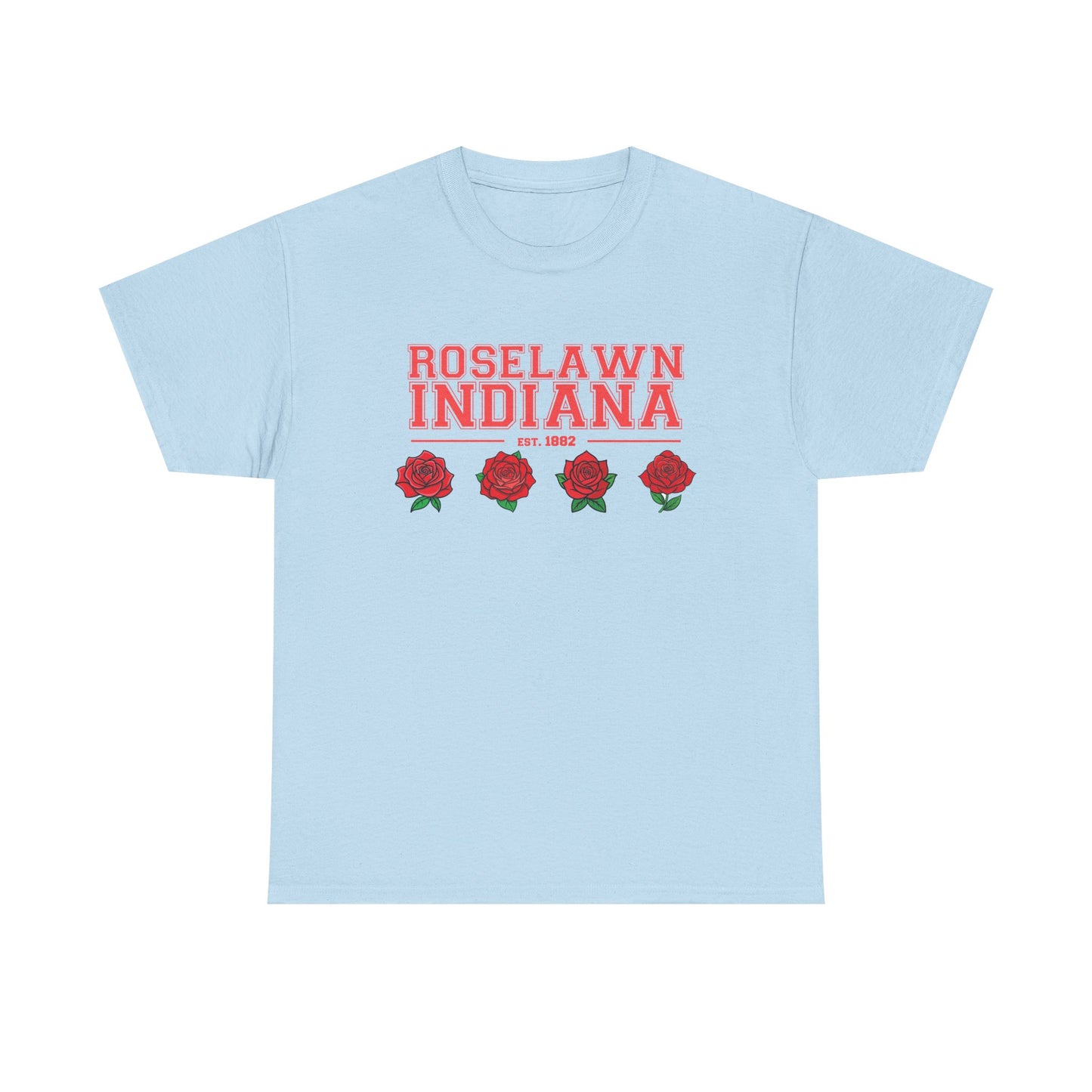 Roselawn, Indiana Town Pride Heavy Cotton Tee 2