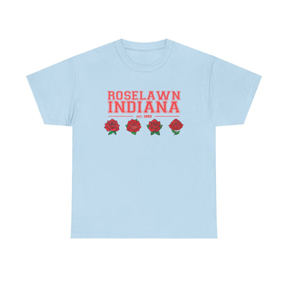 Roselawn, Indiana Town Pride Heavy Cotton Tee 2