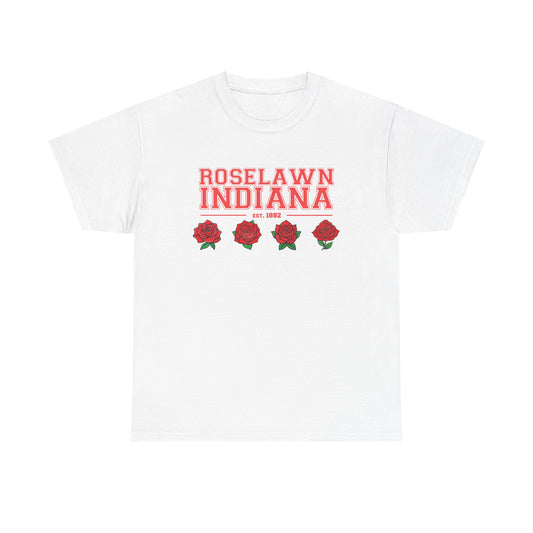 Roselawn, Indiana Town Pride Heavy Cotton Tee 2