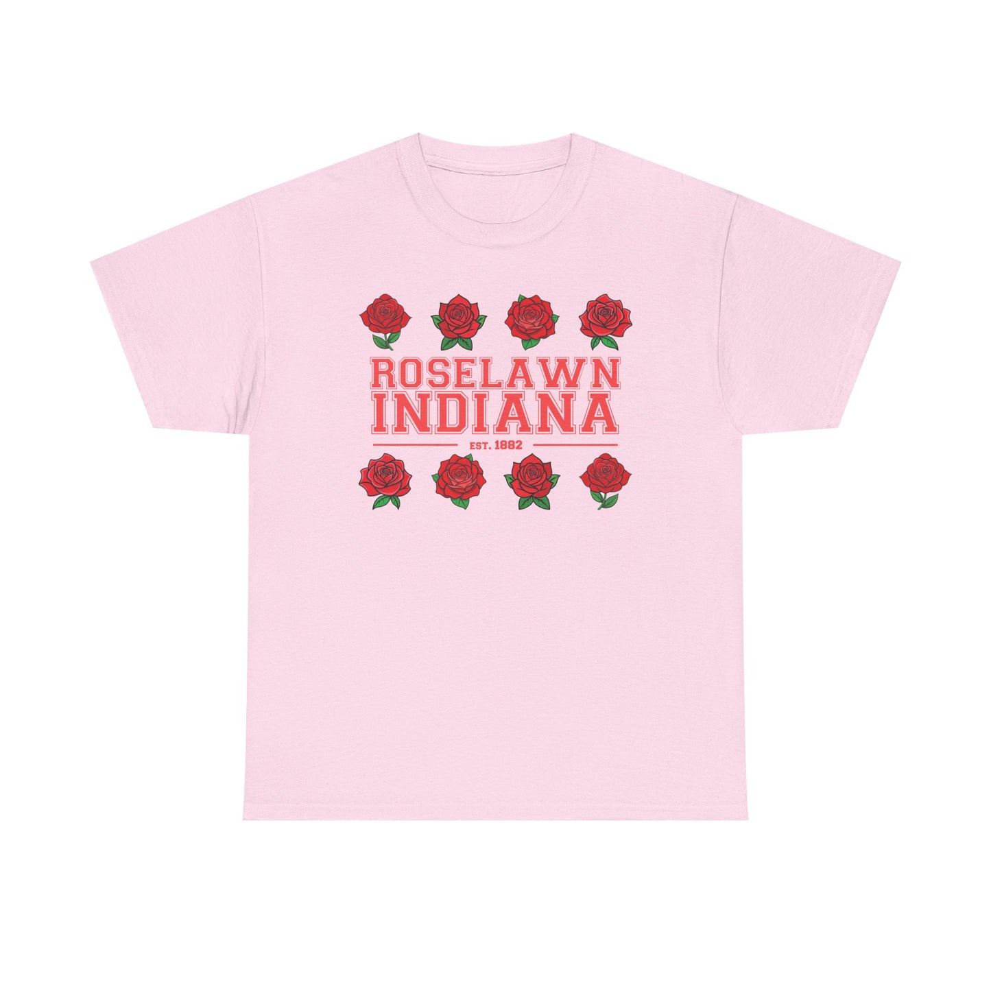 Roselawn, Indiana Town Pride Heavy Cotton Tee