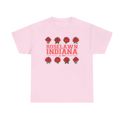 Roselawn, Indiana Town Pride Heavy Cotton Tee
