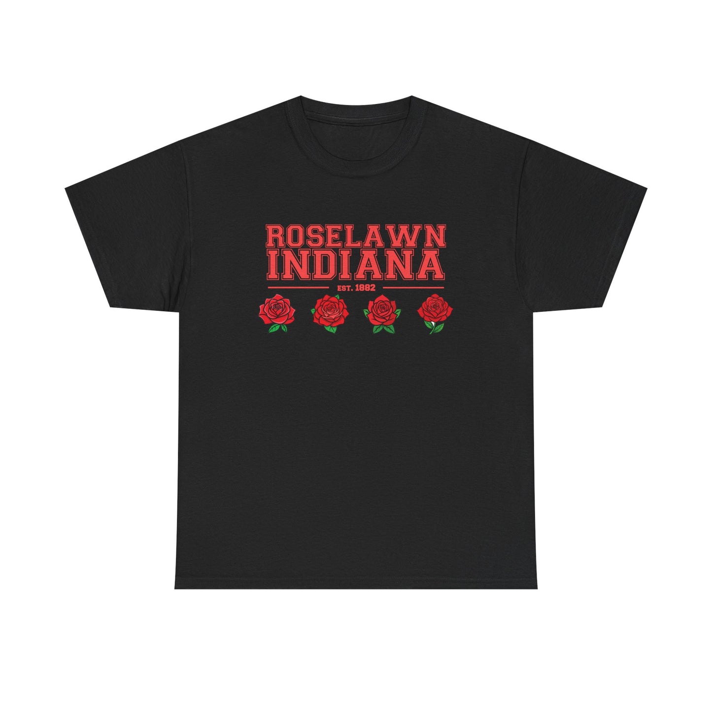 Roselawn, Indiana Town Pride Heavy Cotton Tee 2
