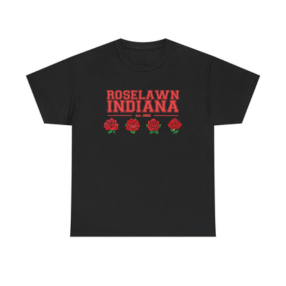 Roselawn, Indiana Town Pride Heavy Cotton Tee 2