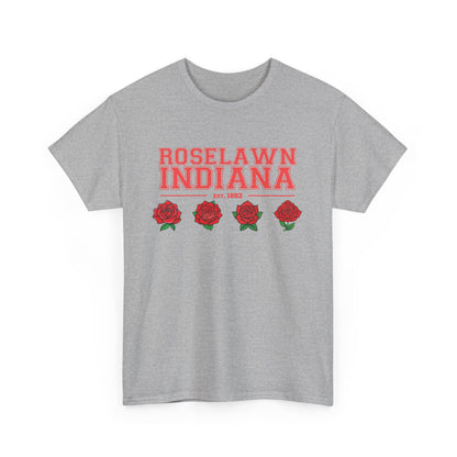 Roselawn, Indiana Town Pride Heavy Cotton Tee 2