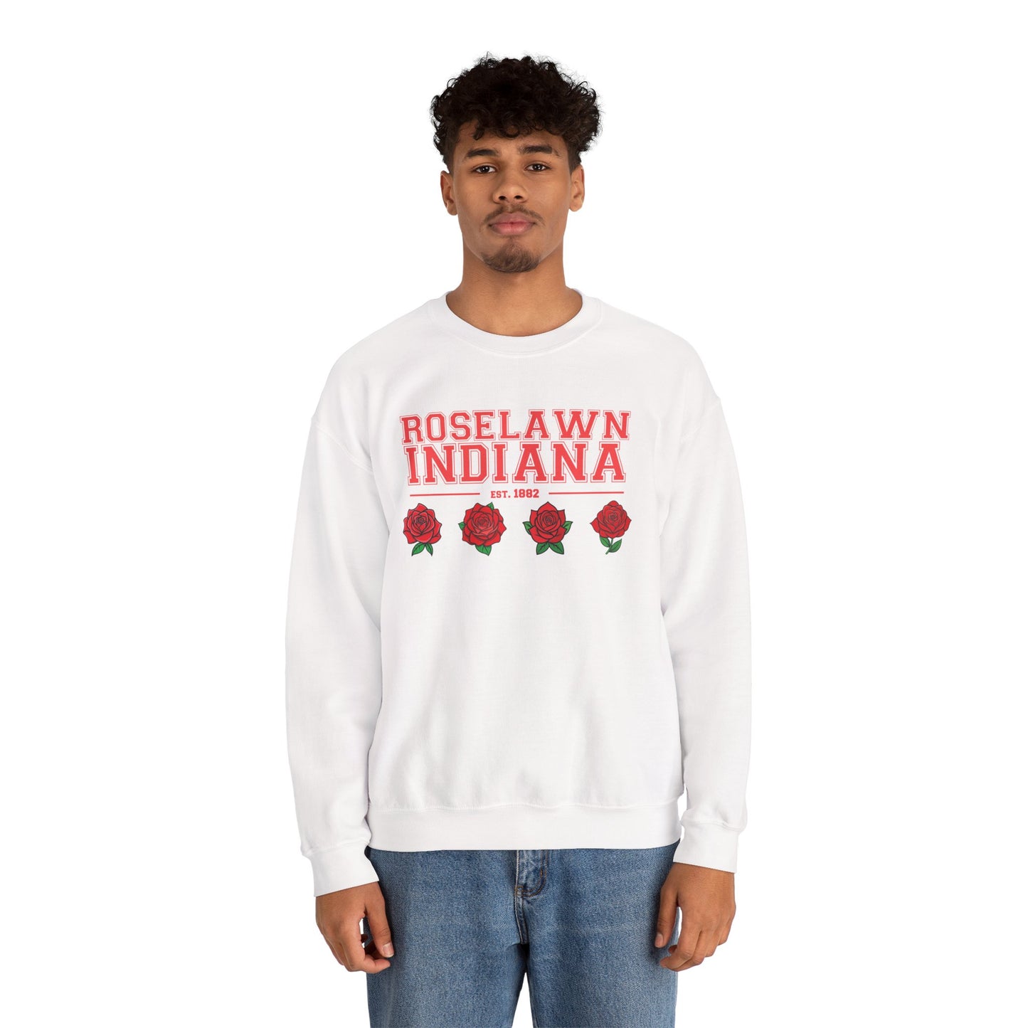 Roselawn Indiana Town Pride Spirit Crewneck Sweatshirt