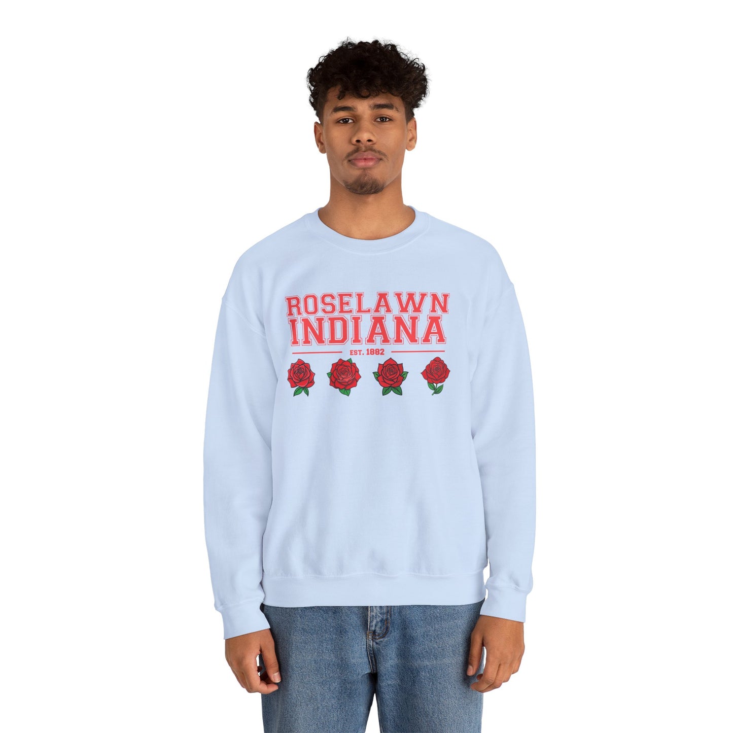 Roselawn Indiana Town Pride Spirit Crewneck Sweatshirt